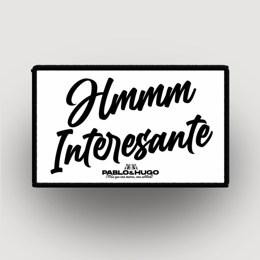Patch Interchangeable | Hmmm Interesante | Pablo & Hugo