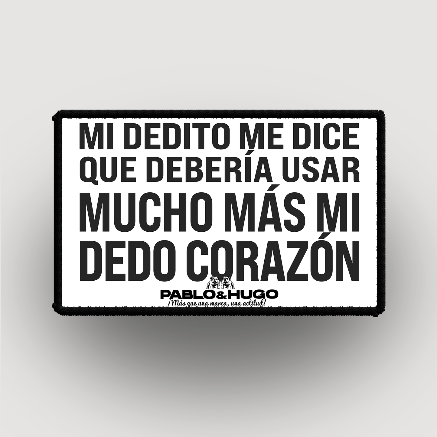 Patch Interchangeable | Mi Dedito Me Dice... | Pablo & Hugo