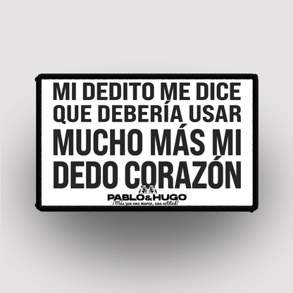 Patch Interchangeable | Mi Dedito Me Dice... | Pablo & Hugo