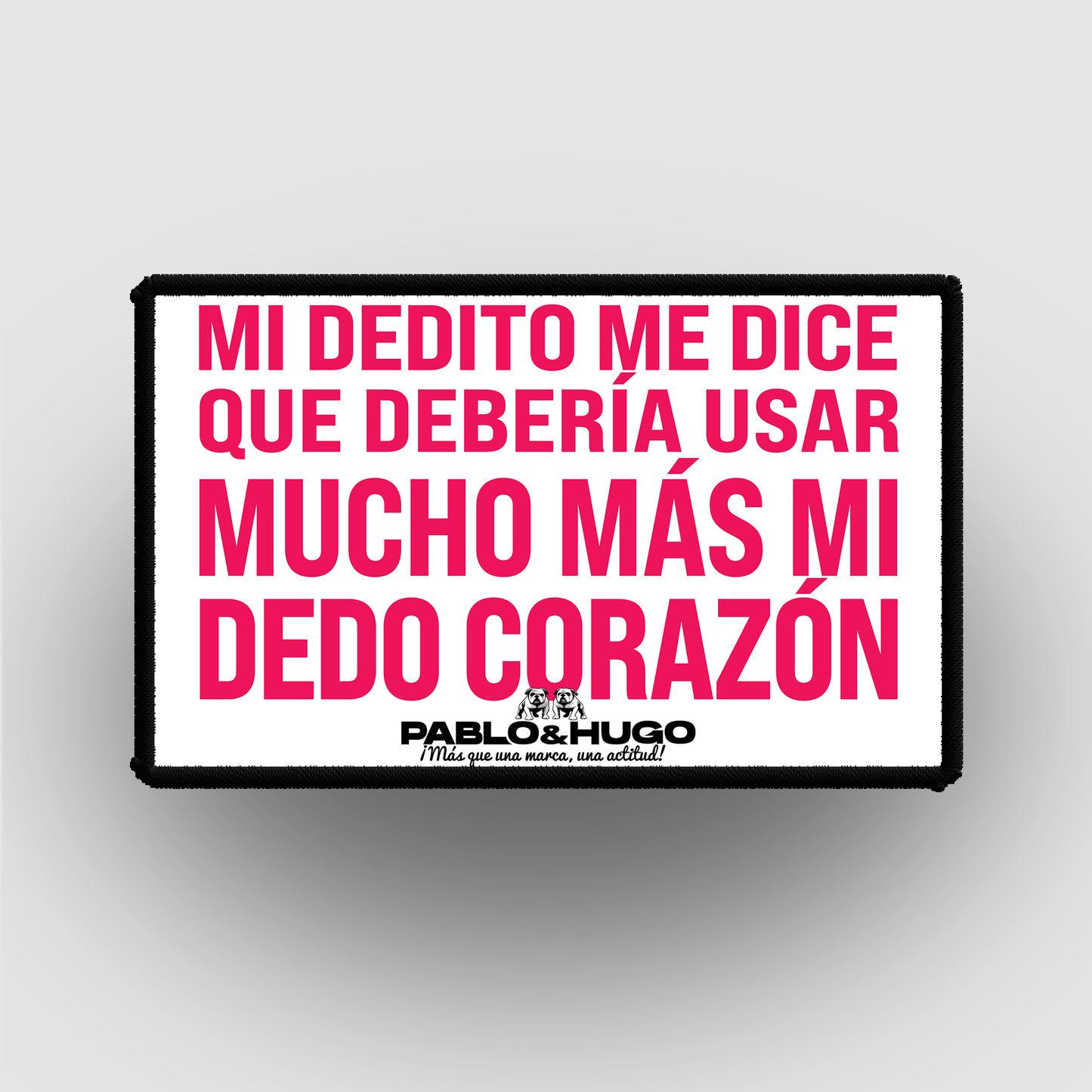 Patch Interchangeable | Mi Dedito Me Dice... | Pablo & Hugo