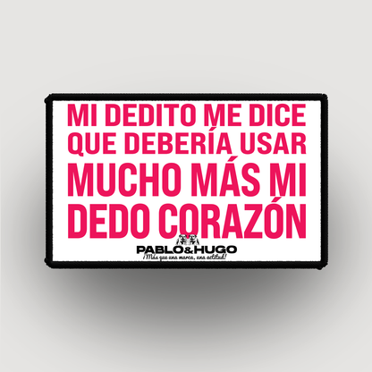 Patch Interchangeable | Mi Dedito Me Dice... | Pablo & Hugo