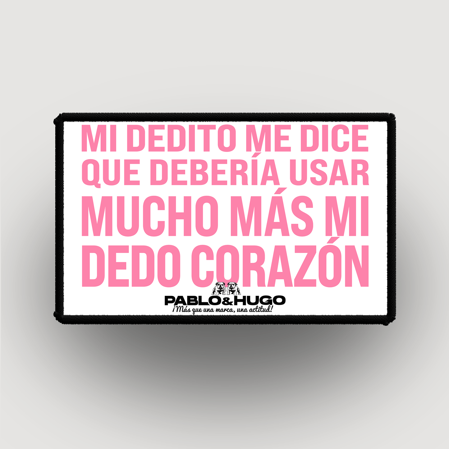 Patch Interchangeable | Mi Dedito Me Dice... | Pablo & Hugo