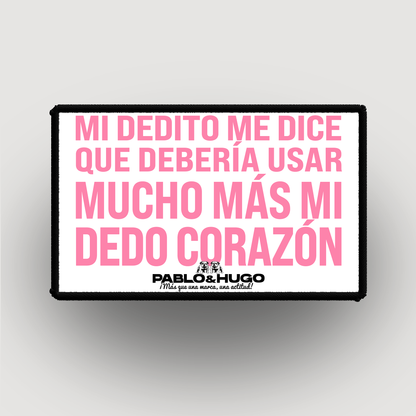 Patch Interchangeable | Mi Dedito Me Dice... | Pablo & Hugo