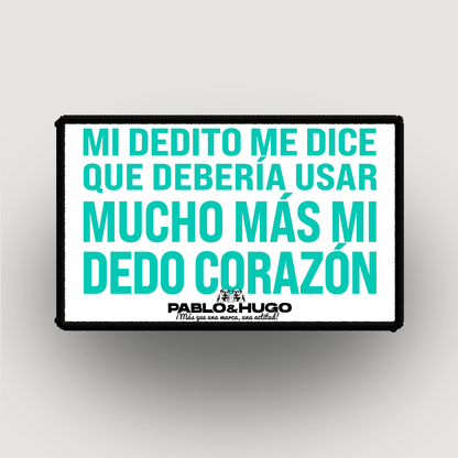 Patch Interchangeable | Mi Dedito Me Dice... | Pablo & Hugo