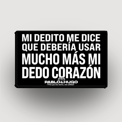 Patch Interchangeable | Mi Dedito Me Dice... | Pablo & Hugo