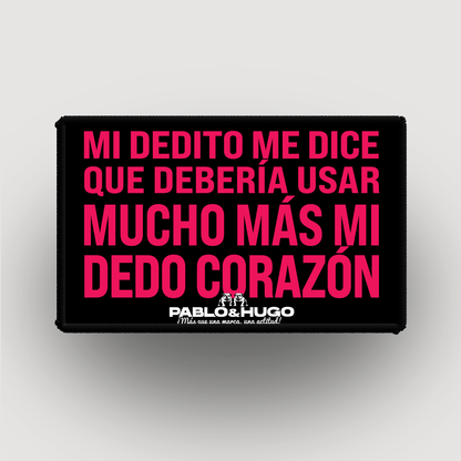 Patch Interchangeable | Mi Dedito Me Dice... | Pablo & Hugo