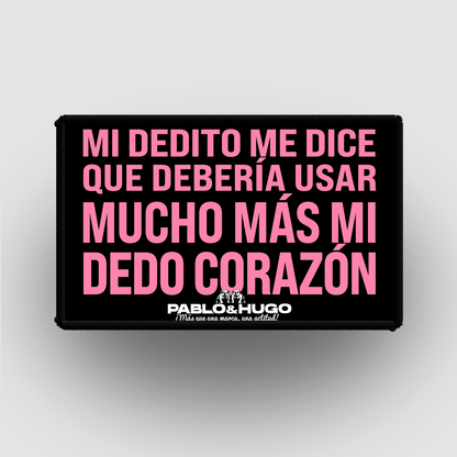 Patch Interchangeable | Mi Dedito Me Dice... | Pablo & Hugo