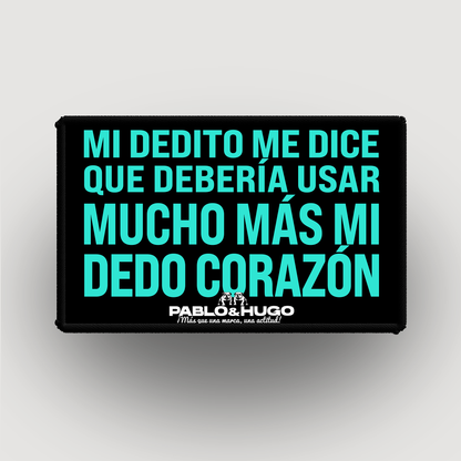 Patch Interchangeable | Mi Dedito Me Dice... | Pablo & Hugo