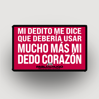 Patch Interchangeable | Mi Dedito Me Dice... | Pablo & Hugo