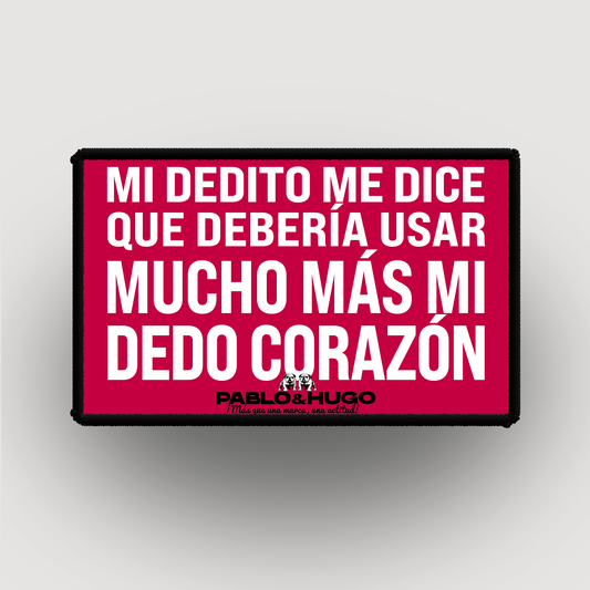 Patch Interchangeable | Mi Dedito Me Dice... | Pablo & Hugo