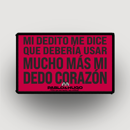 Patch Interchangeable | Mi Dedito Me Dice... | Pablo & Hugo