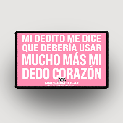 Patch Interchangeable | Mi Dedito Me Dice... | Pablo & Hugo