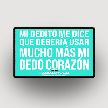 Patch Interchangeable | Mi Dedito Me Dice... | Pablo & Hugo