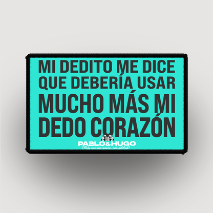 Patch Interchangeable | Mi Dedito Me Dice... | Pablo & Hugo