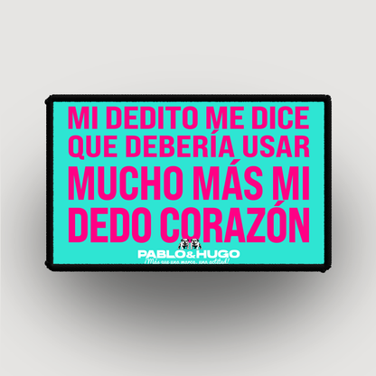 Patch Interchangeable | Mi Dedito Me Dice... | Pablo & Hugo