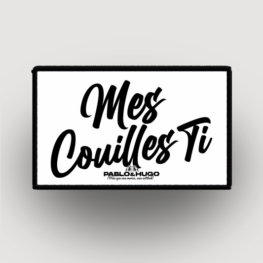 Patch Interchangeable | Mes Couilles Ti | Pablo & Hugo