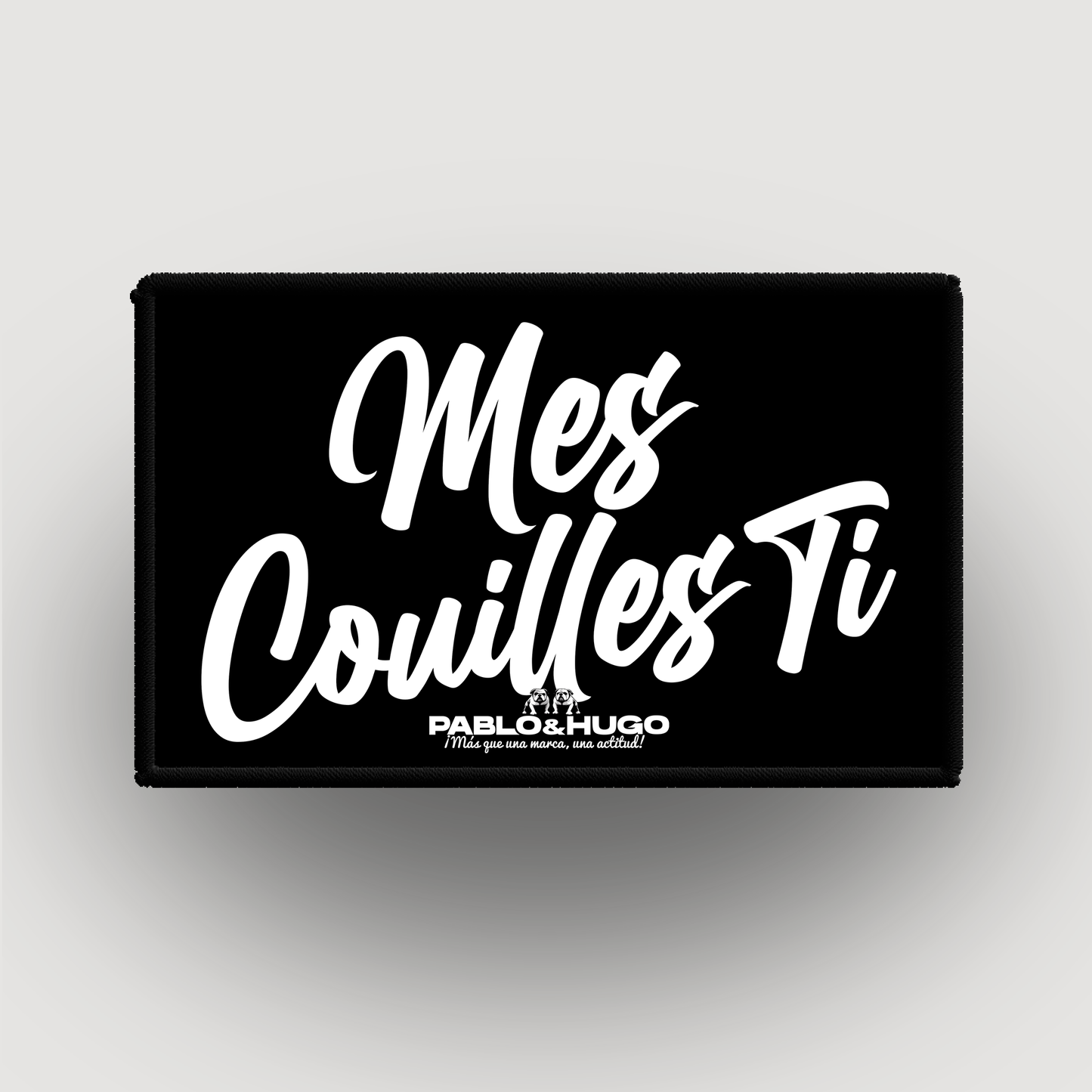 Parche Intercambiable | Mes Couilles Ti | Pablo & Hugo