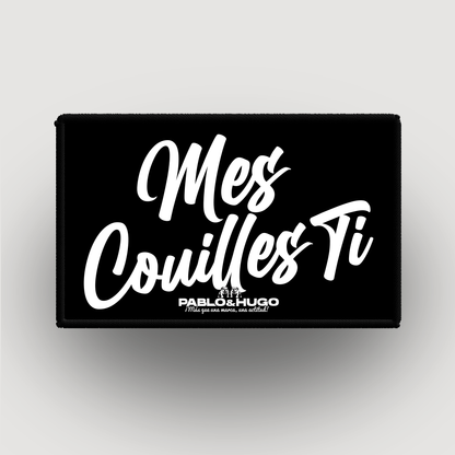 Parche Intercambiable | Mes Couilles Ti | Pablo & Hugo