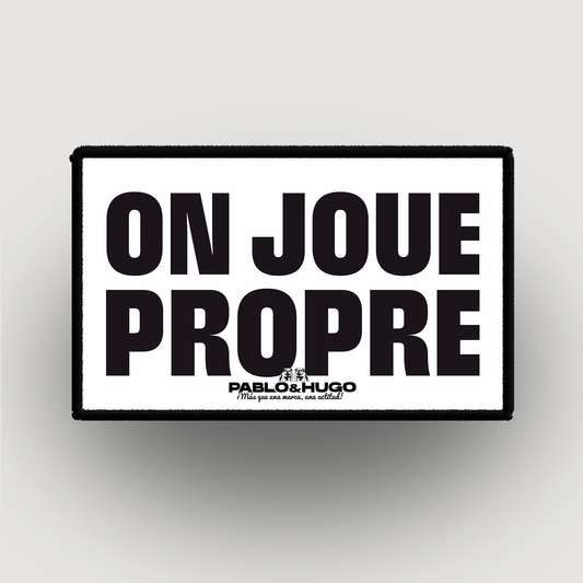 Patch Interchangeable | On Joue Propre | Pablo & Hugo