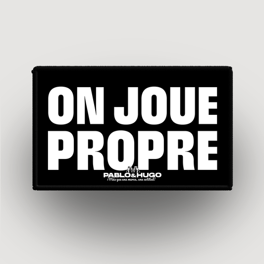 Patch Interchangeable | On Joue Propre | Pablo & Hugo