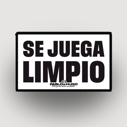 Patch Interchangeable | Se Juega Limpio | Pablo & Hugo