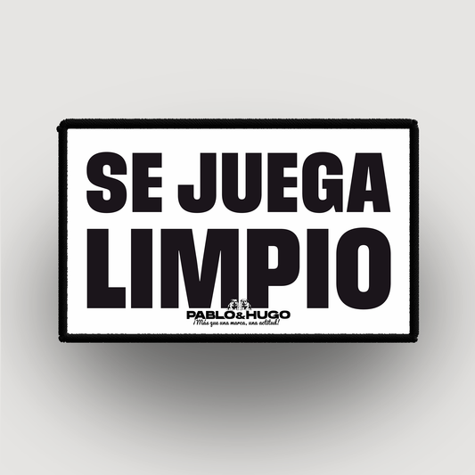 Patch Interchangeable | Se Juega Limpio | Pablo & Hugo