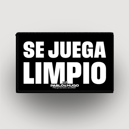 Patch Interchangeable | Se Juega Limpio | Pablo & Hugo