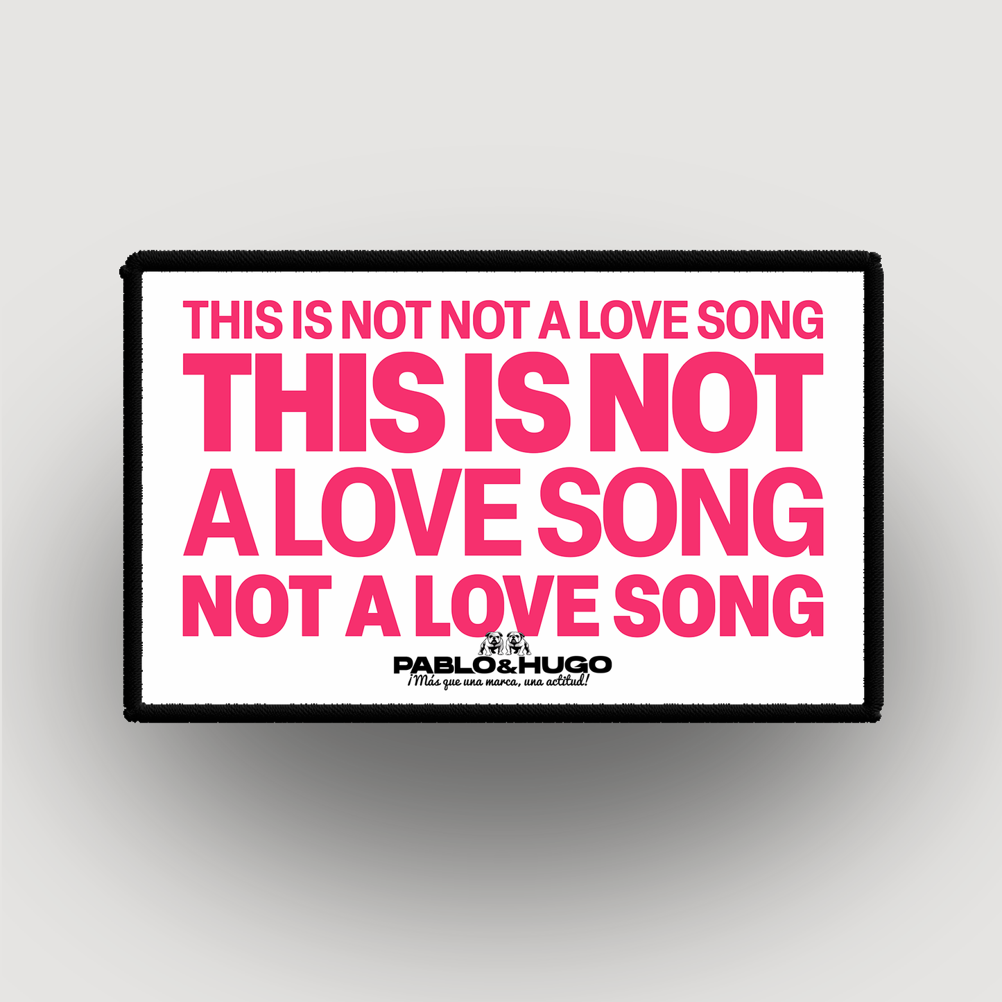 Patch Interchangeable | This Is Not A Love Song | Pablo & Hugo
