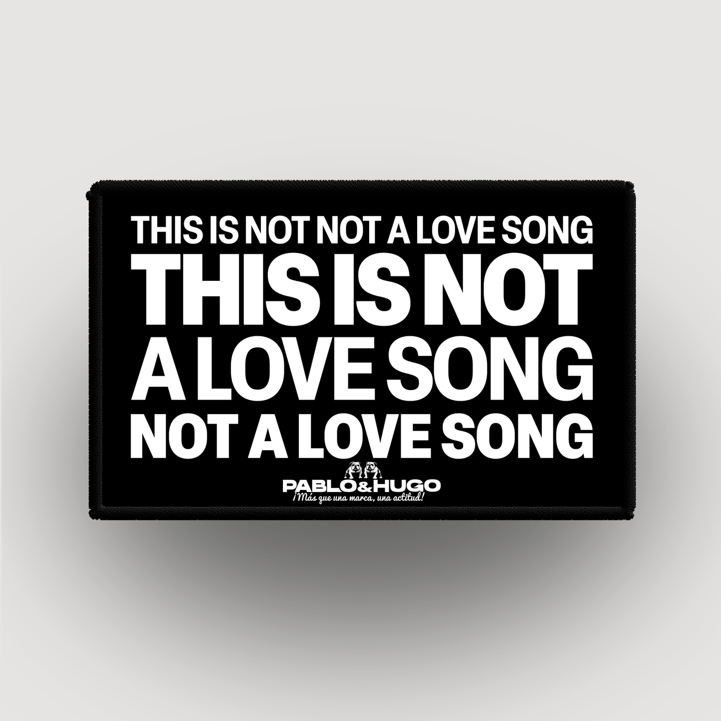 Patch Interchangeable | This Is Not A Love Song | Pablo & Hugo
