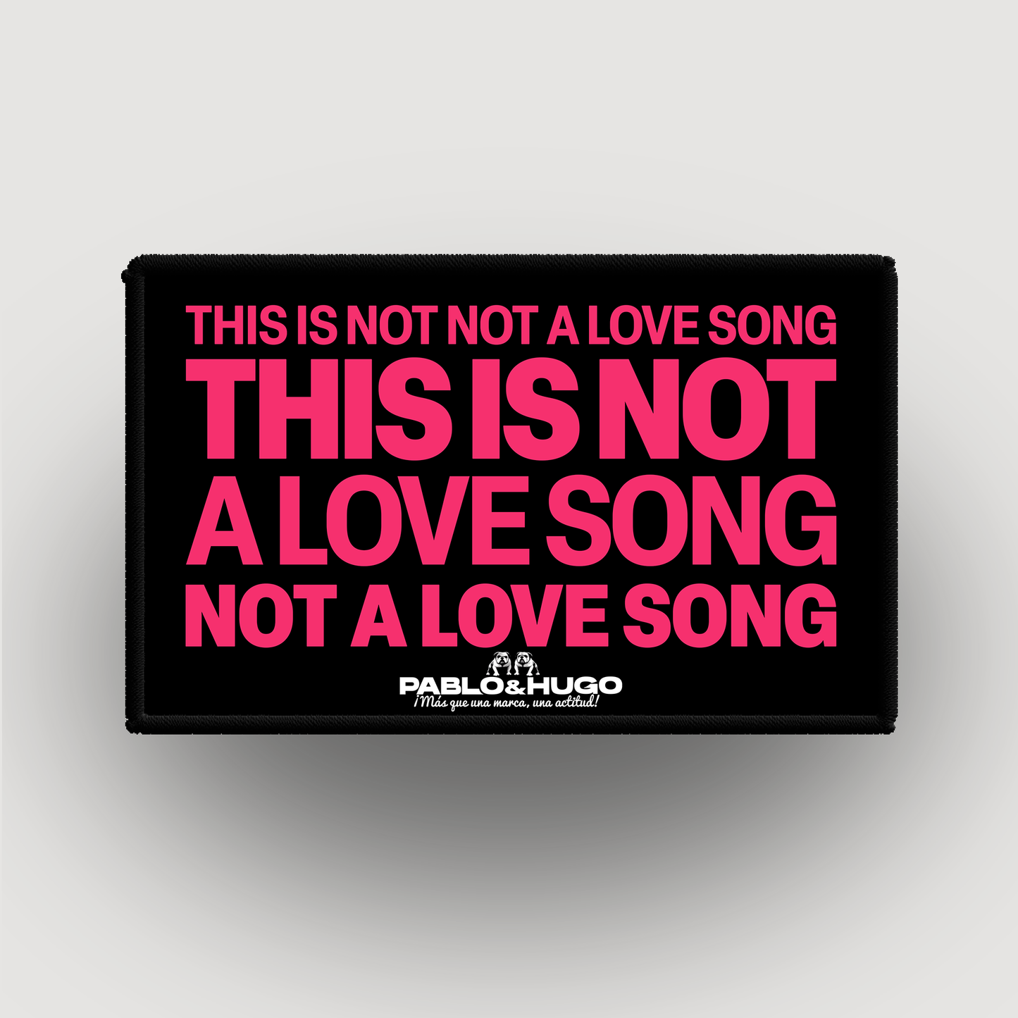Patch Interchangeable | This Is Not A Love Song | Pablo & Hugo