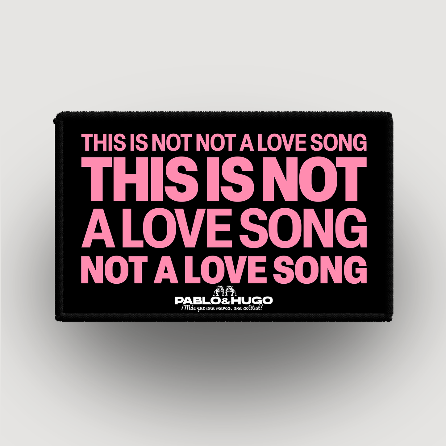 Patch Interchangeable | This Is Not A Love Song | Pablo & Hugo