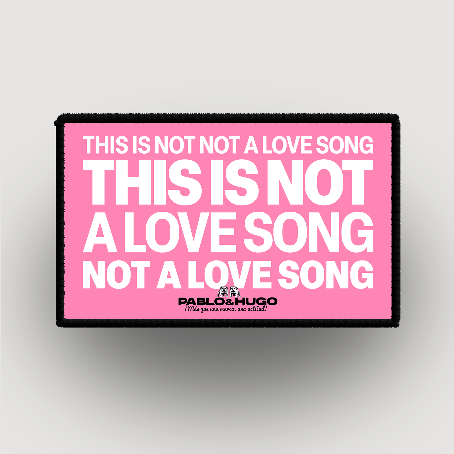 Patch Interchangeable | This Is Not A Love Song | Pablo & Hugo
