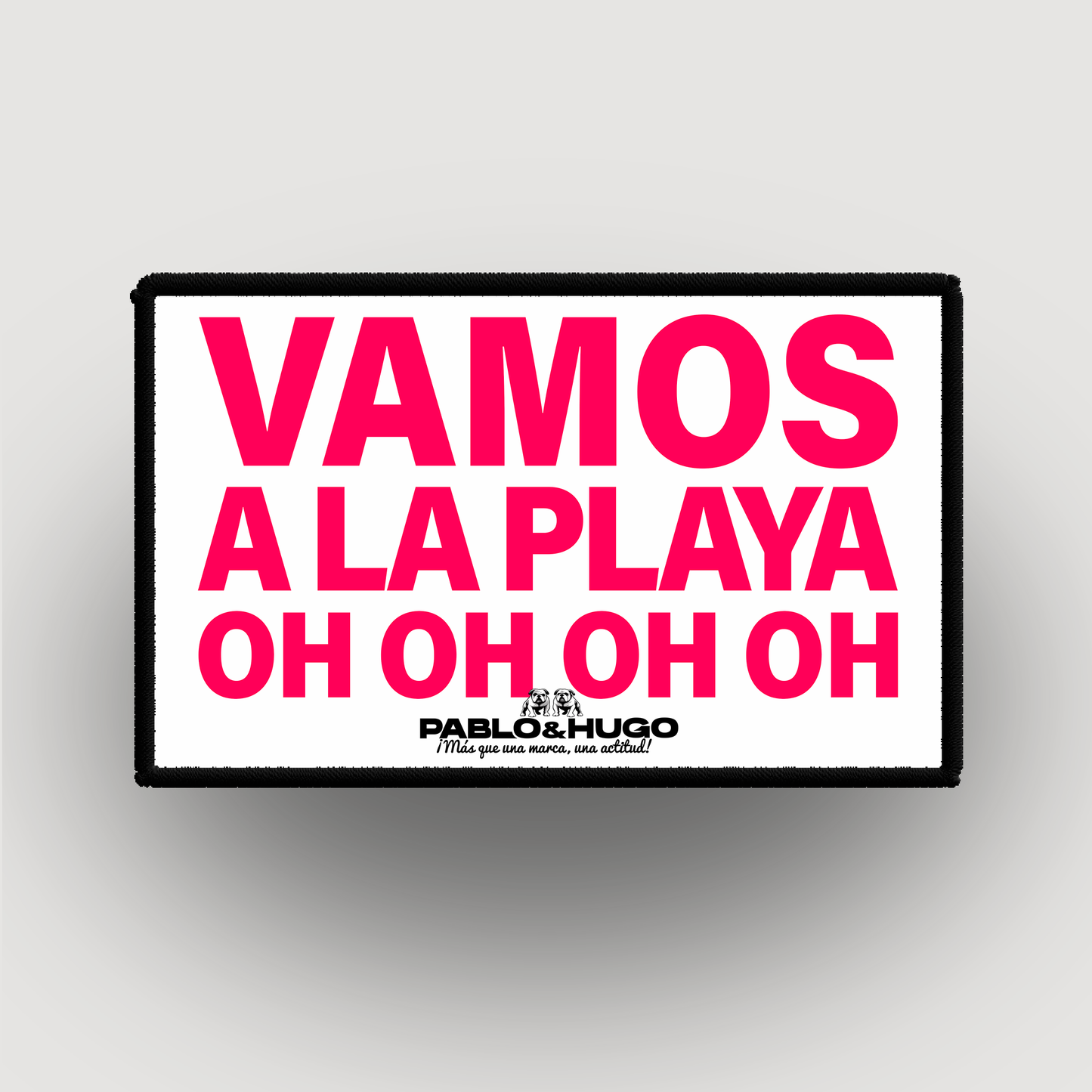 Patch Interchangeable | Vamos A La Playa Oh Oh Oh Oh | Pablo & Hugo