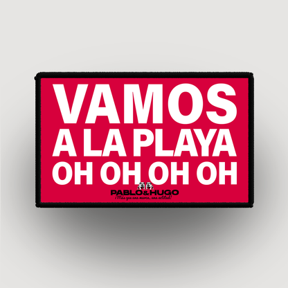 Patch Interchangeable | Vamos A La Playa Oh Oh Oh Oh | Pablo & Hugo
